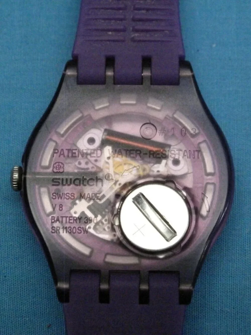 Swatch Purple Rebel Watch SUOV702